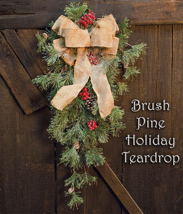 Brush Pine Teardrop - The Fox Decor